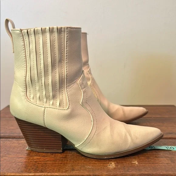 Western Block Heel Ankle Boots - Picture 6 of 7